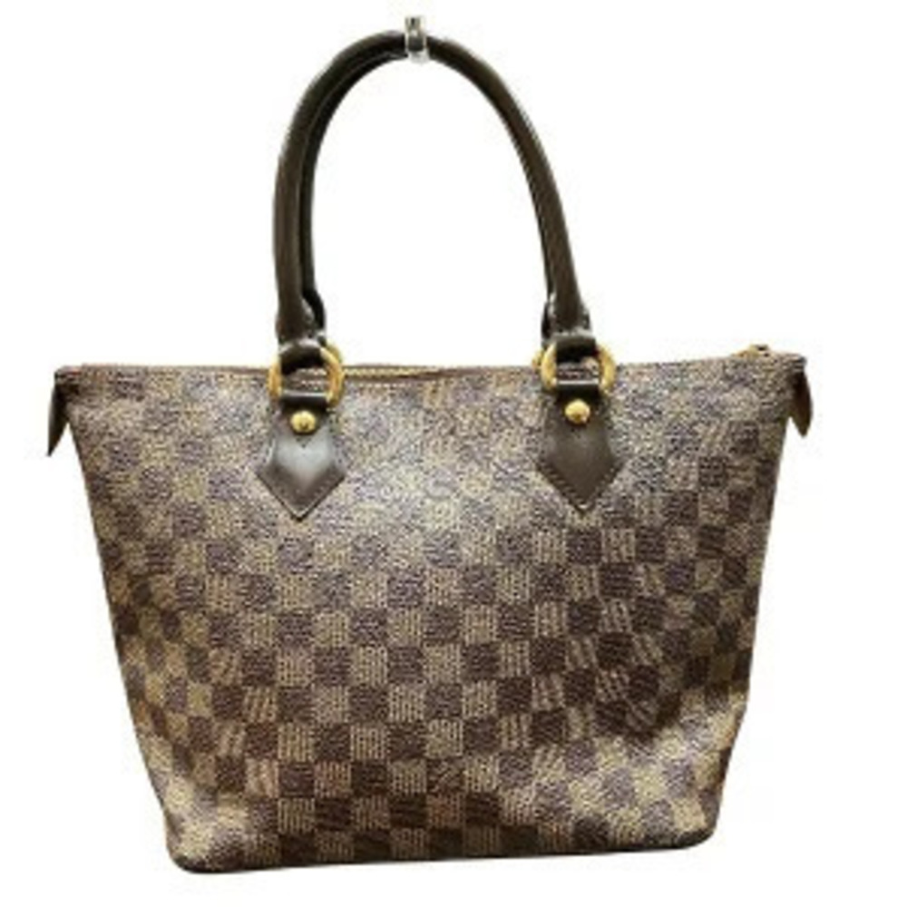 Louis Vuitton Damier Bag Tote Salea Handbag Brown
